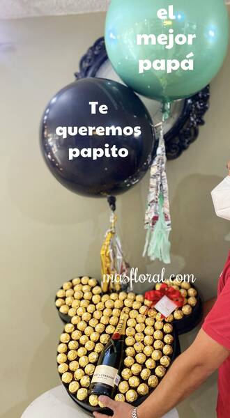 globos y chocolates